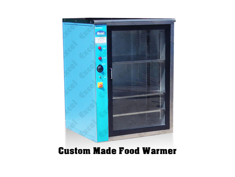 Basic Customization Food Warmer Showcase/Curved Glass Warming